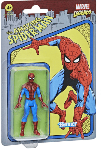 Marvel Comics Spiderman action figure.